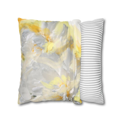 Faux Suede Square Pillowcase