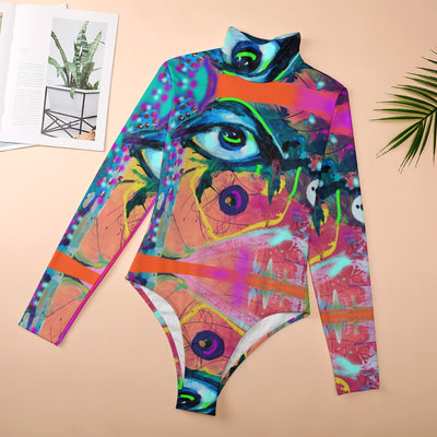 Women's Turtleneck Long Sleeve Bodysuit