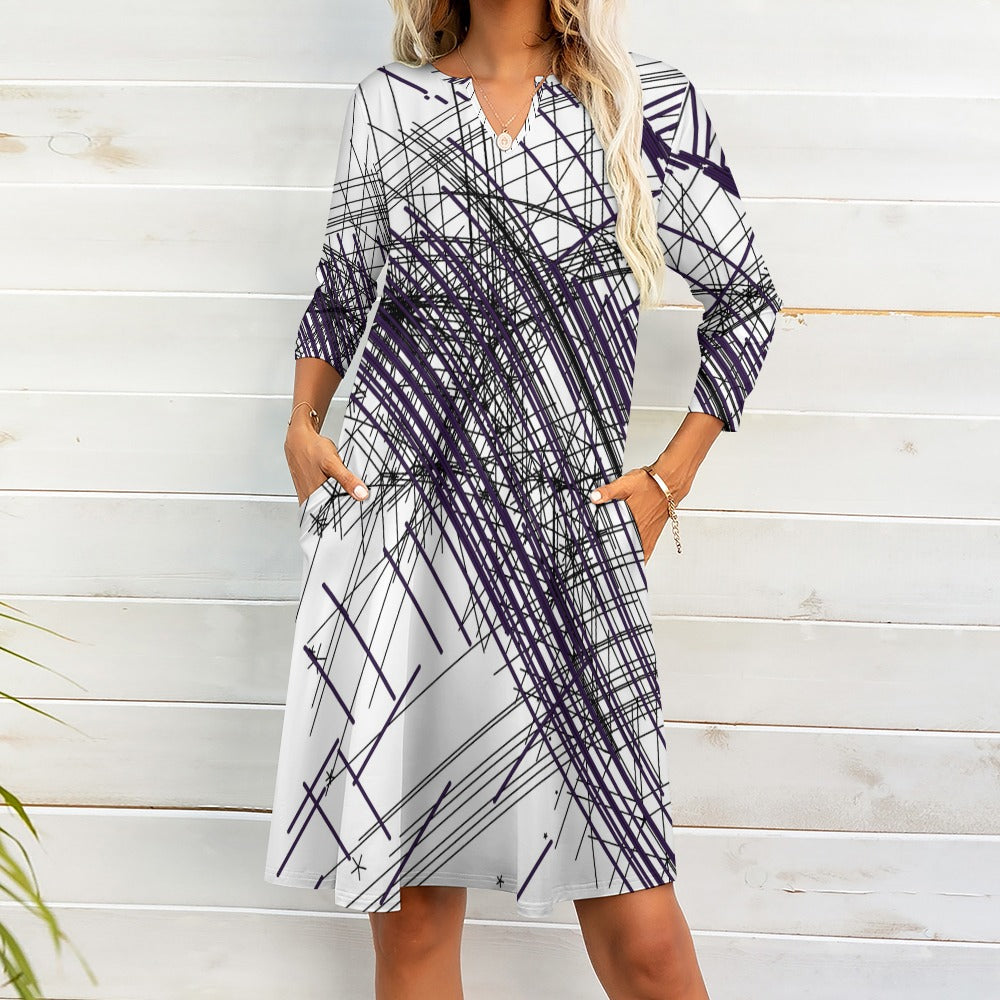 Artsy Dress with Pockets