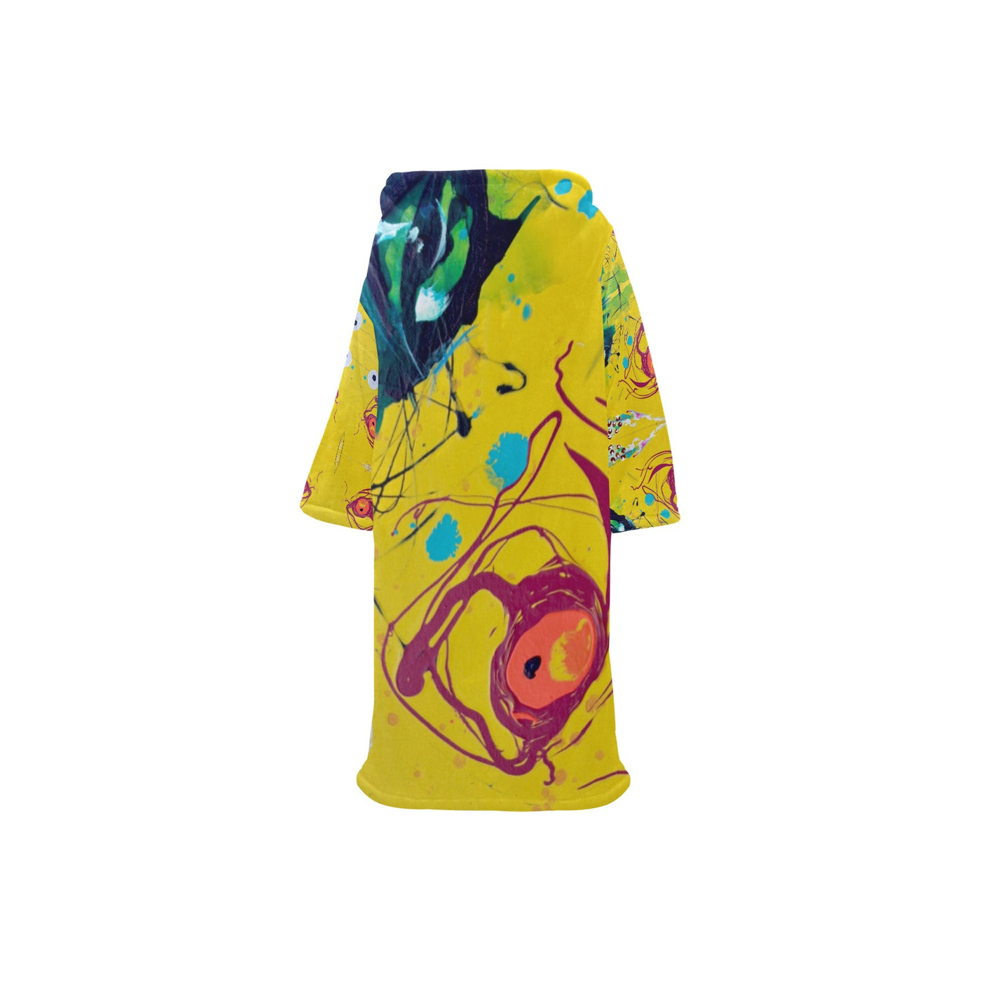 Blanket Robe with Sleeves for Kids