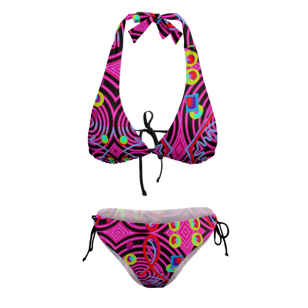 Plus size bikini swimsuit