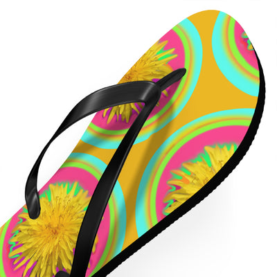 Vibrant Floral Flip Flops for Summer Fun