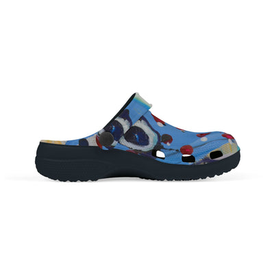 Colorful Kid's EVA Foam Clogs - Fun Splash Design for Playful Adventures