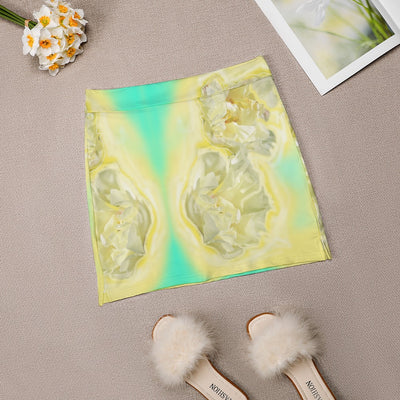 skirt with shorts & pockets