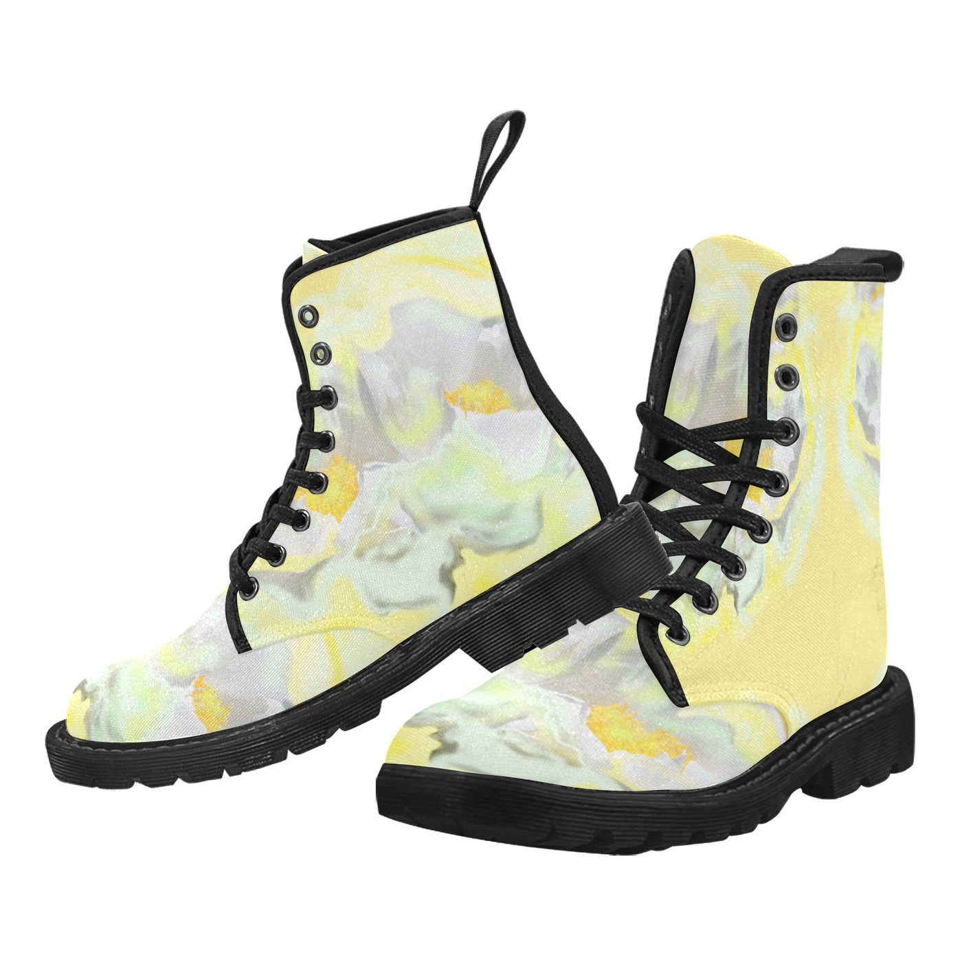 Canvasstiefeletten zum Schnüren für Damen