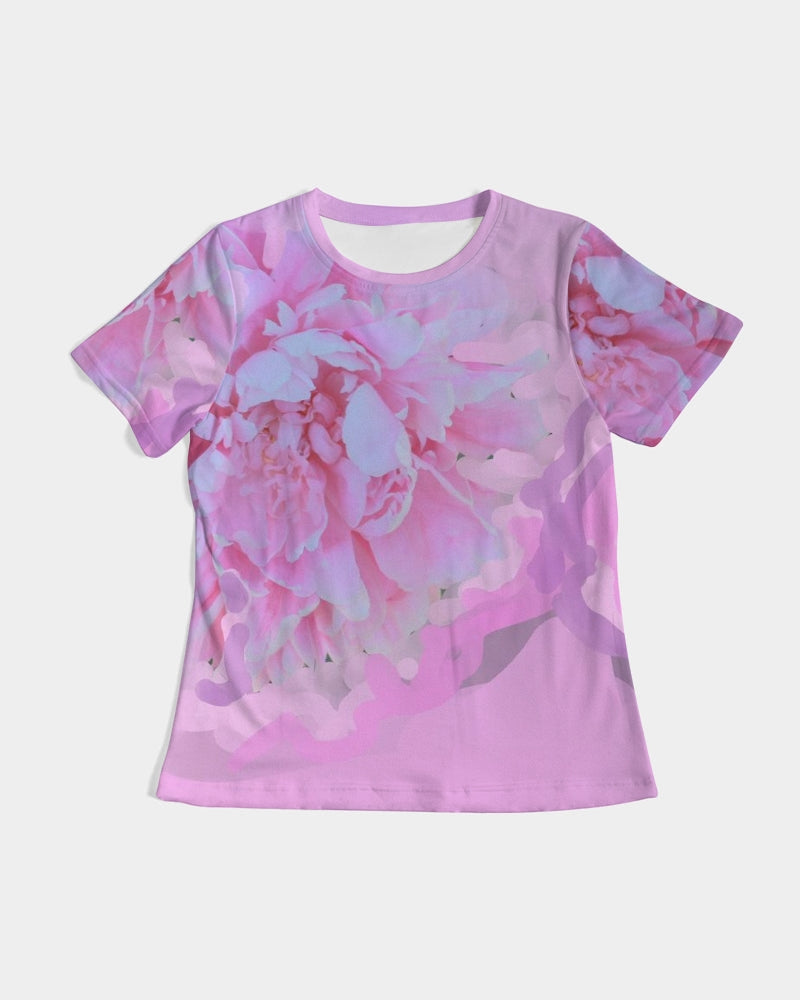 Pink Peony Print Tee