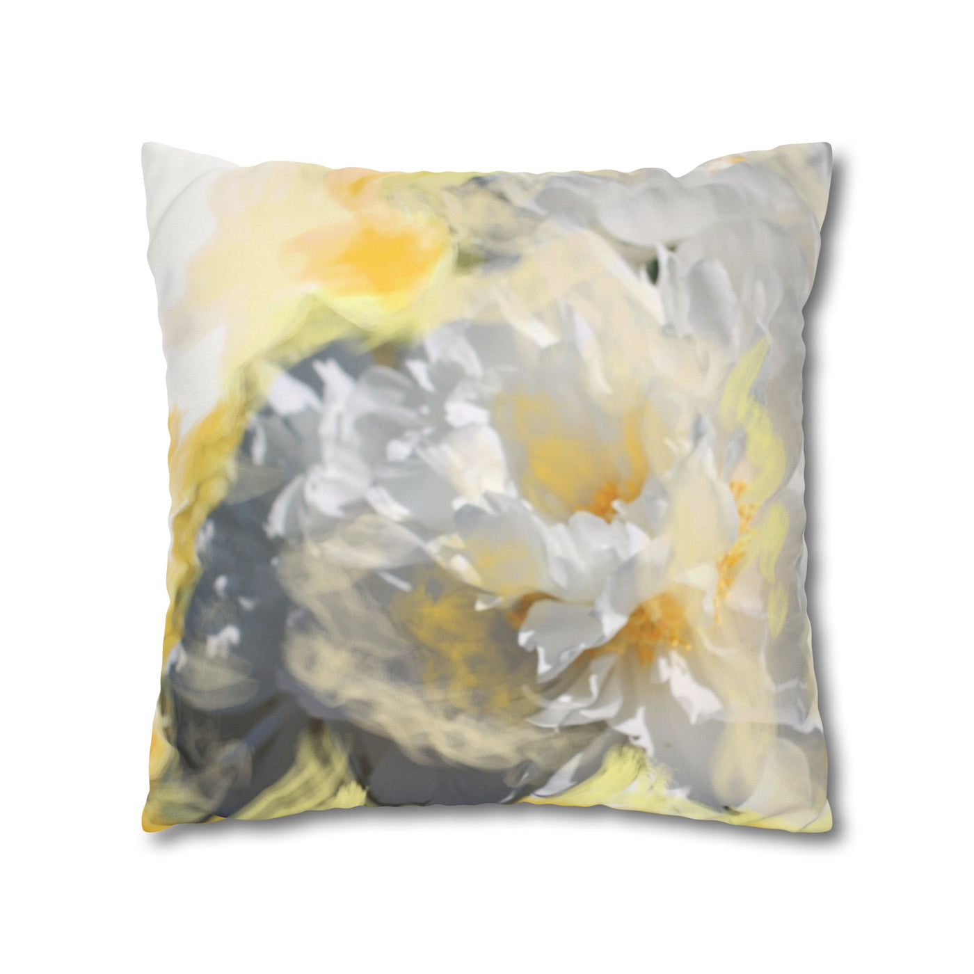 Faux Suede Square Pillowcase