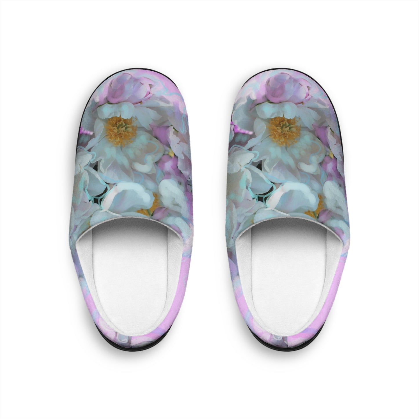 Floral Comfort Men's Indoor Slippers - Relax at Home in Style