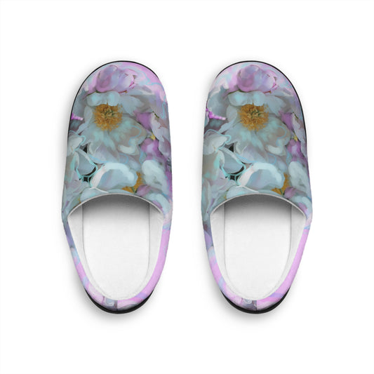 Floral Comfort Men's Indoor Slippers - Relax at Home in Style