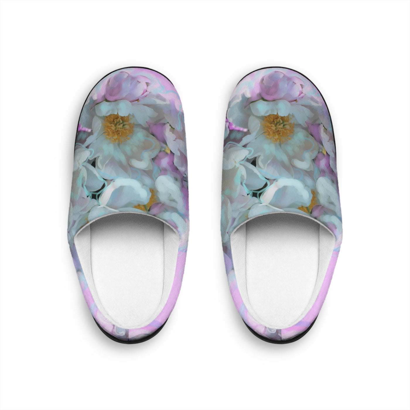 Floral Comfort Men's Indoor Slippers - Relax at Home in Style