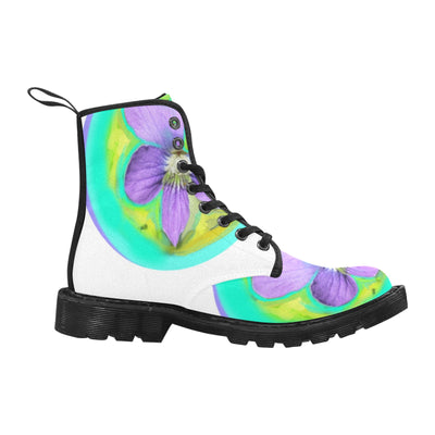 Canvasstiefeletten zum Schnüren für Damen