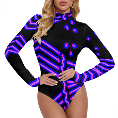 Women's Turtleneck Long Sleeve Bodysuit