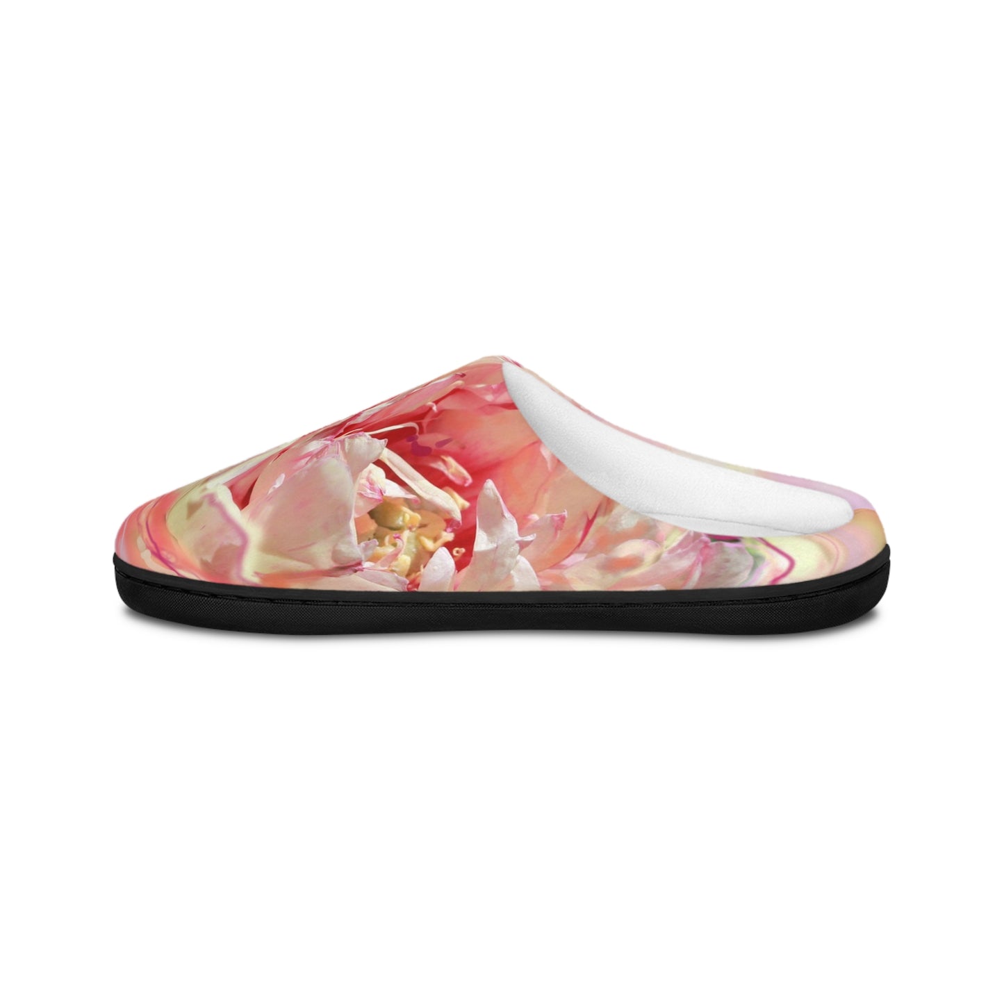 Men's Abstract Floral Indoor Slippers - Cozy Comfort for Home
