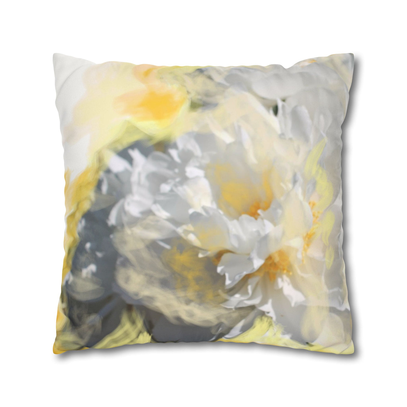 Faux Suede Square Pillowcase