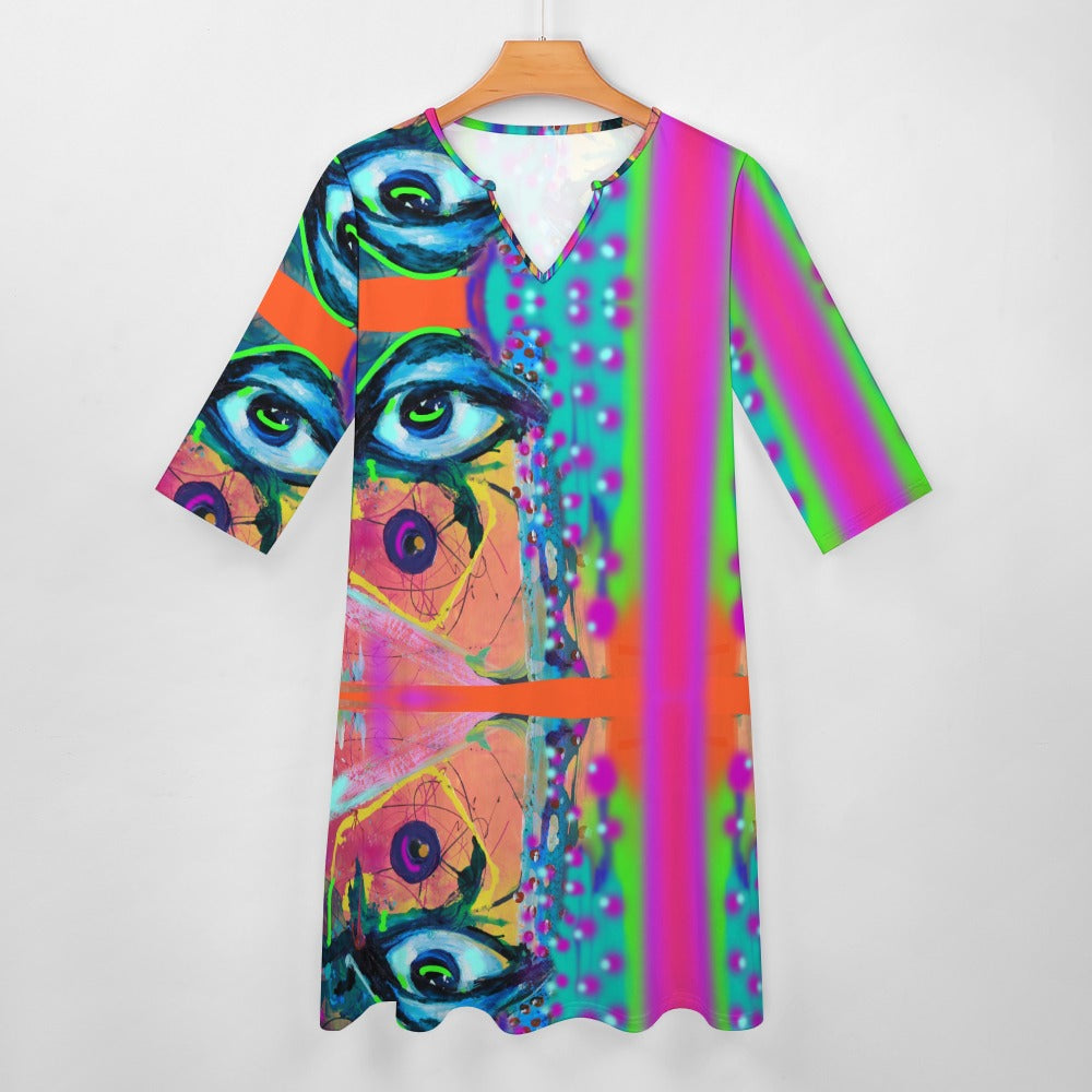 Artsy Dress with Pockets