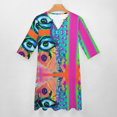 Artsy Dress with Pockets