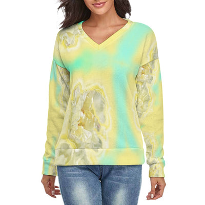 Women's V-Neck Long Sleeve Sweater