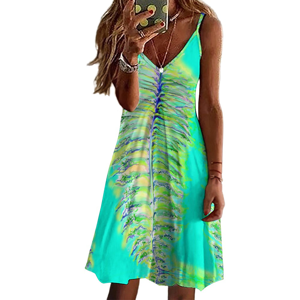 Long suspender dress