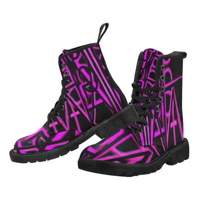 Canvasstiefeletten zum Schnüren für Damen