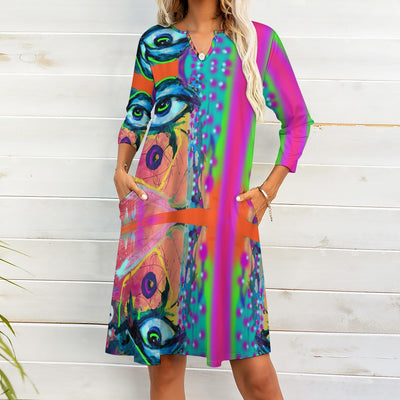 Artsy Dress with Pockets