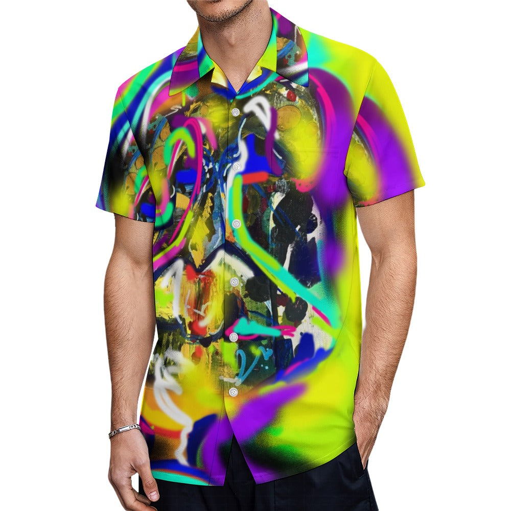Bright Vibrant Bold short sleeved shirt