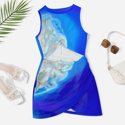 Navel-Baring Cross-Fit Hip Skirt