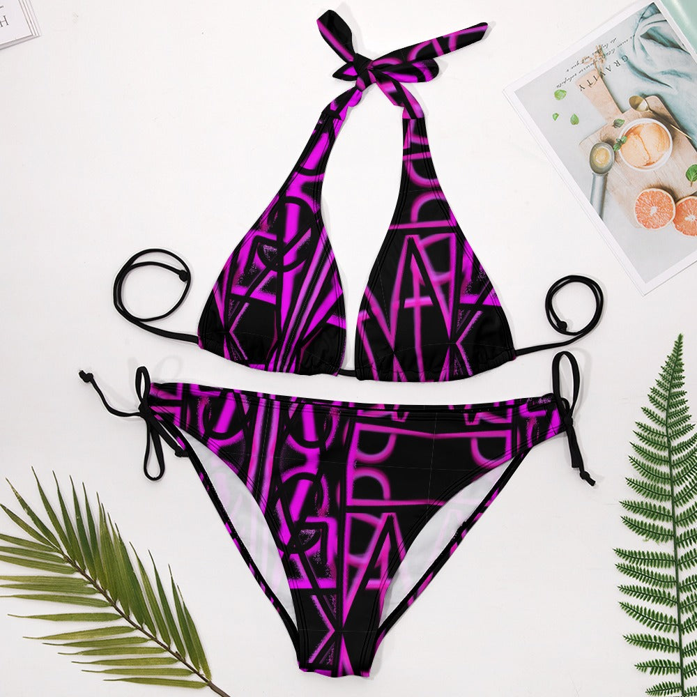 Plus size bikini swimsuit