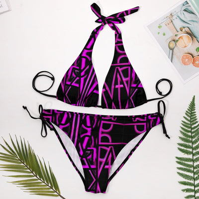 Plus size bikini swimsuit