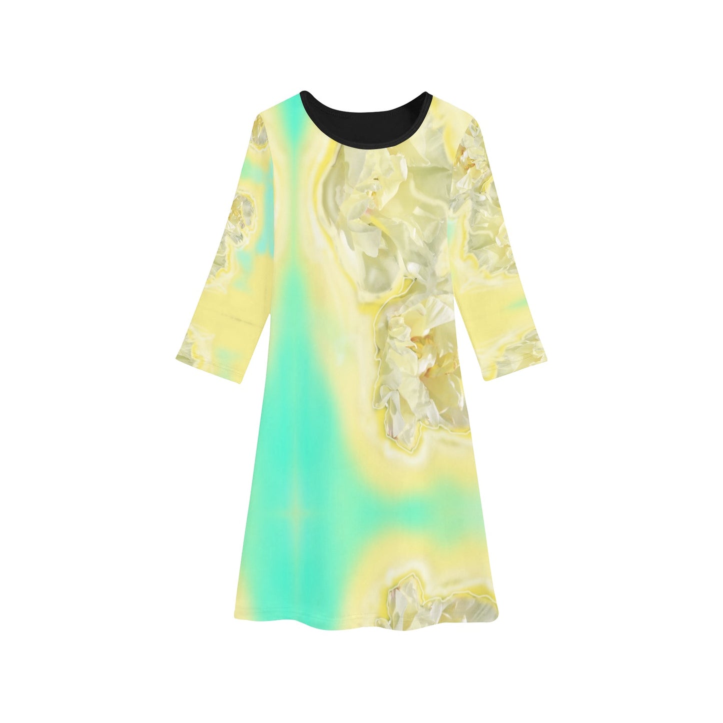 Langärmliges Kleid für Mädchen