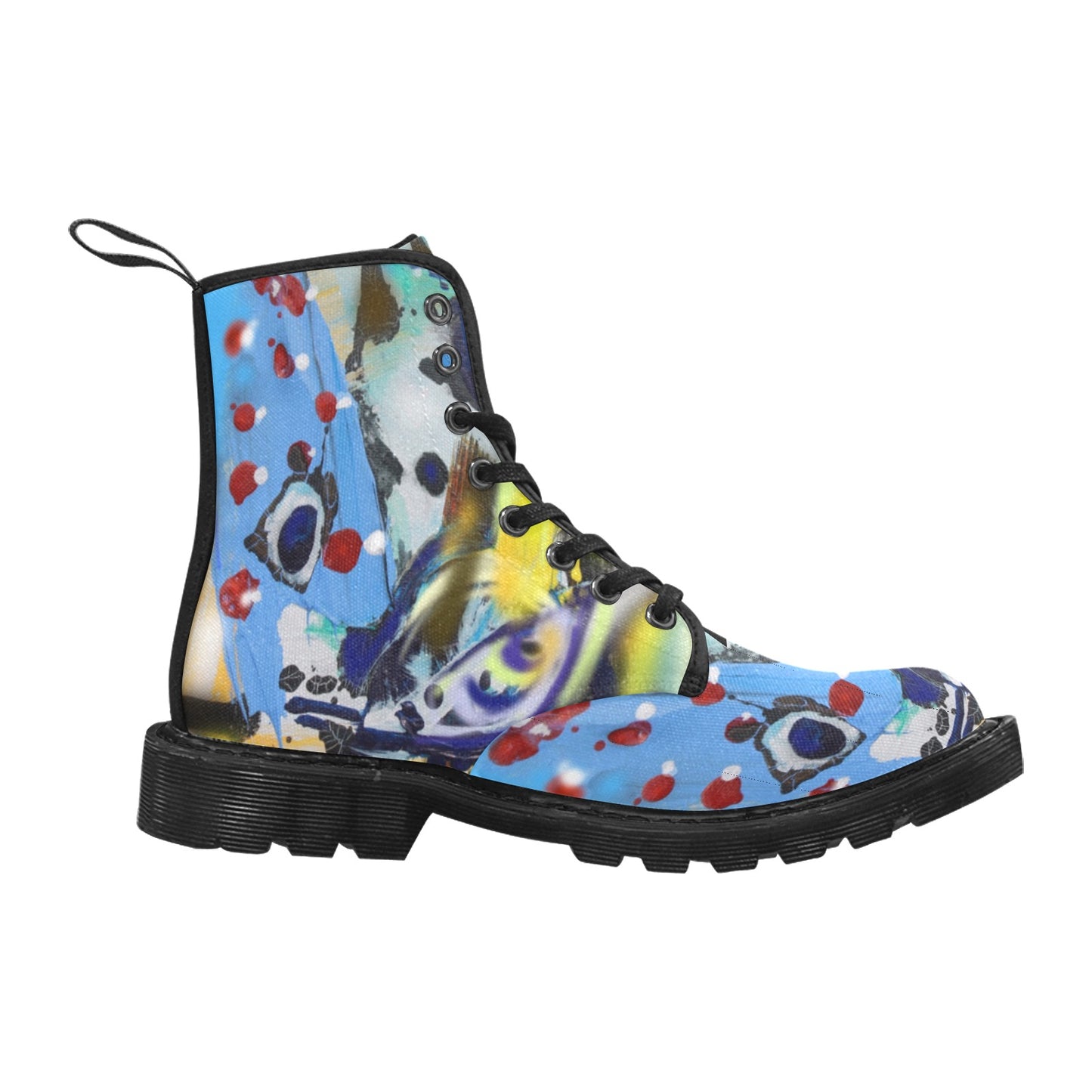 Men's Lace Up Canvas Boots