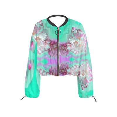 Women's Chiffon Cropped Jacket