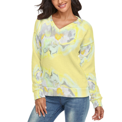 Women's V-Neck Long Sleeve Sweater