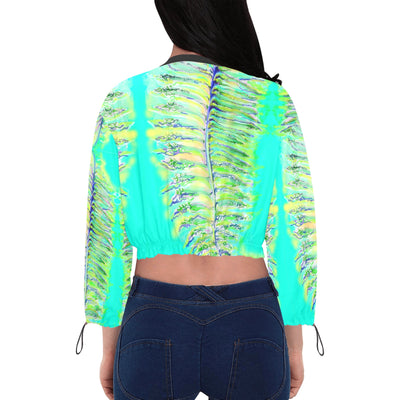 Women's Chiffon Cropped Jacket