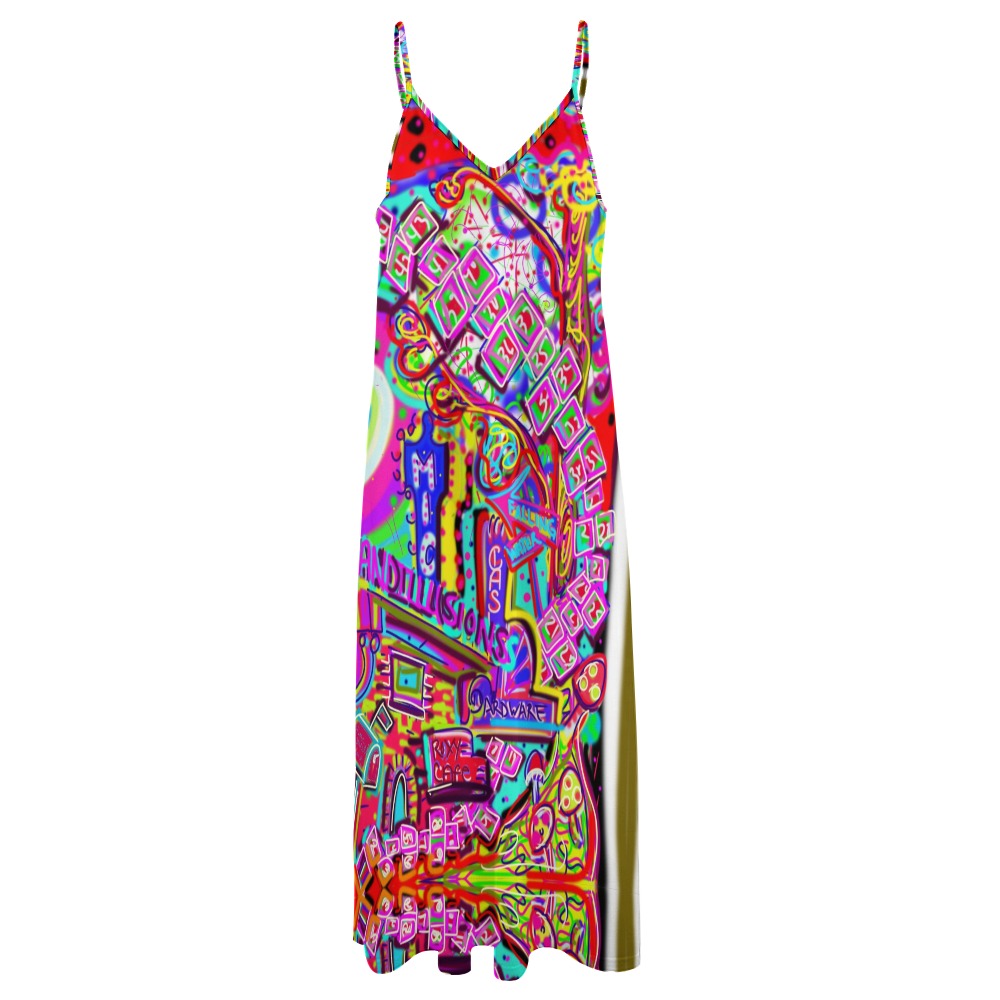 Sling Ankle Long Dress