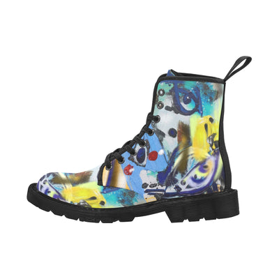 Men's Lace Up Canvas Boots