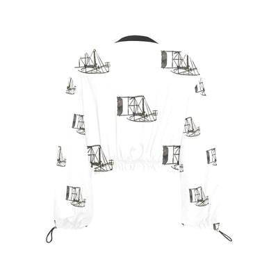 Women's Chiffon Cropped Jacket