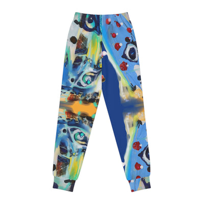 Vibrant Youth Joggers - Colorful Abstract Design for Active Kids