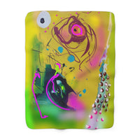 Sherpa Fleece Blanket — Original Artwork | ArtistDione