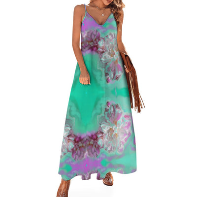 Sling Ankle Long Dress