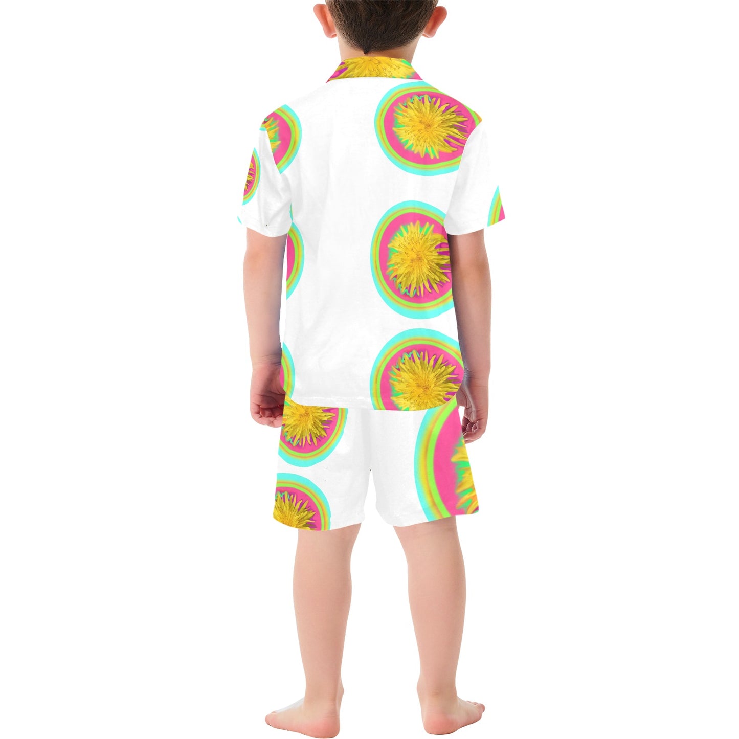 Shorts-Set mit V-Ausschnitt für kleine Jungen