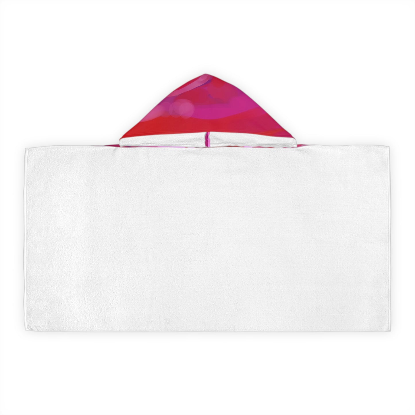 Youth Hooded Towel with Floral Design – Perfect for Beach Days and Pool Parties