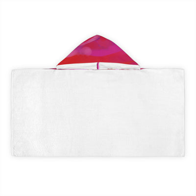 Youth Hooded Towel with Floral Design – Perfect for Beach Days and Pool Parties