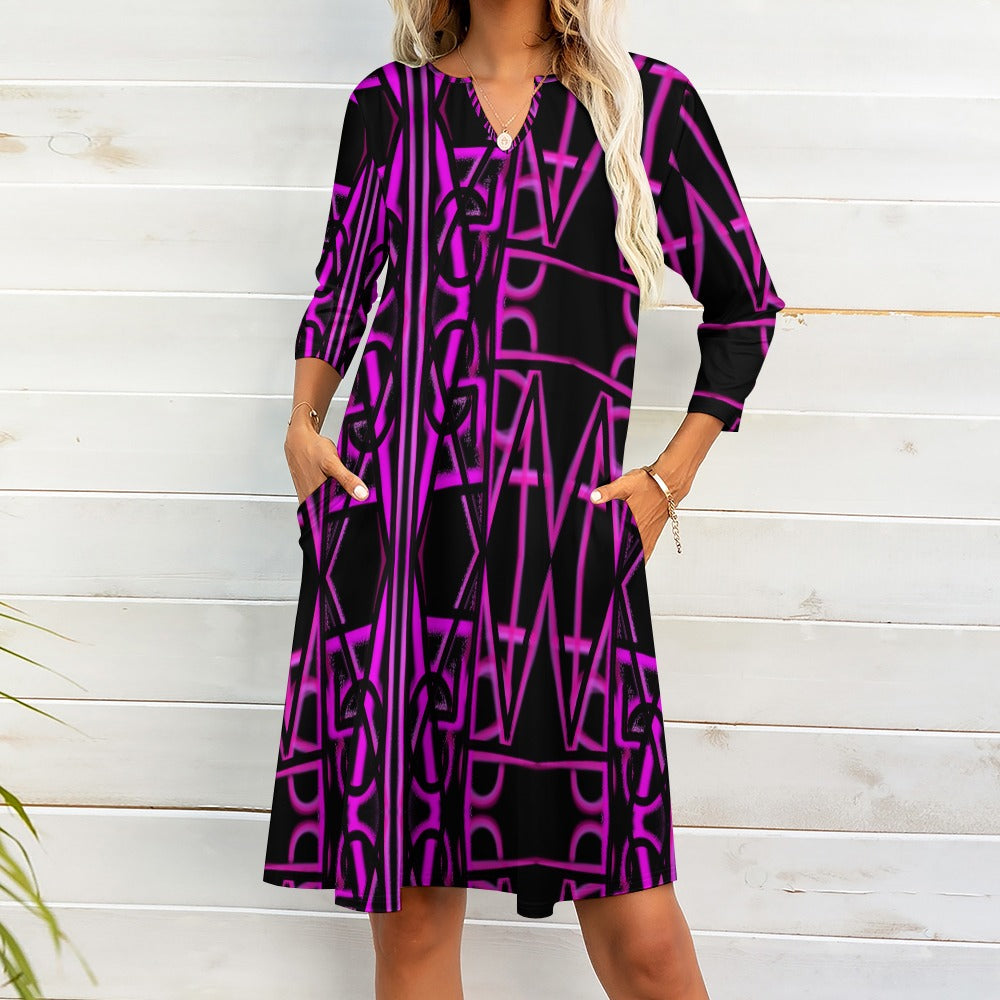 Artsy Dress with Pockets