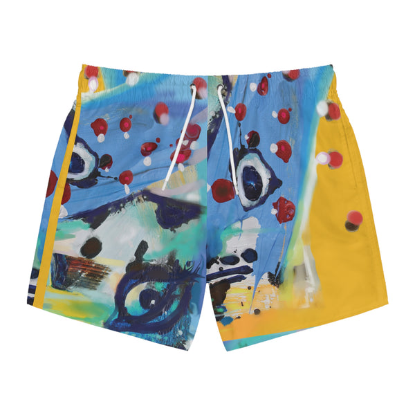 Vibrant Artistic Swim Trunks for Summer Fun — Original Artwork | ArtistDione