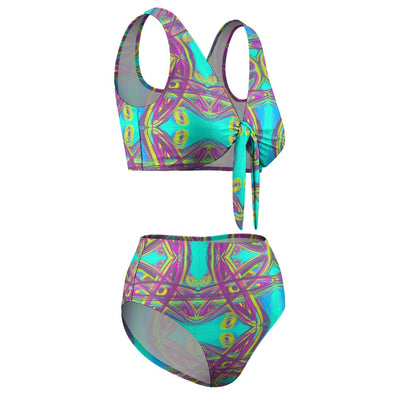2-Piece Knotted Bikini Swimsuit