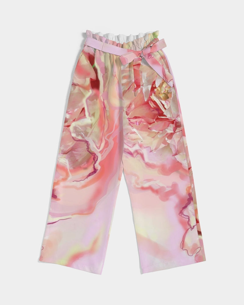 High-Waist-Hose mit weitem Bein für Damen 