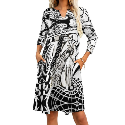 Artsy Dress with Pockets