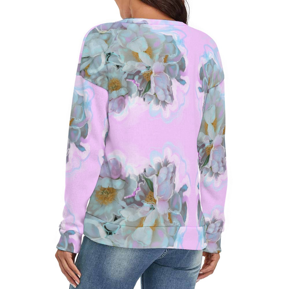 Women's V-Neck Long Sleeve Sweater