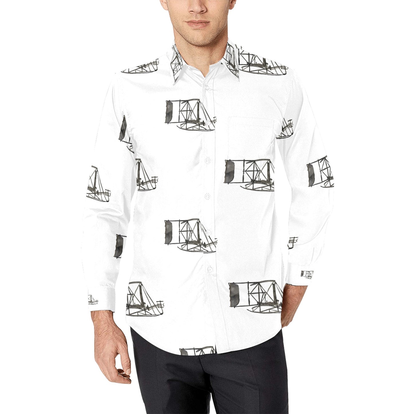 Langarmshirt für Herren