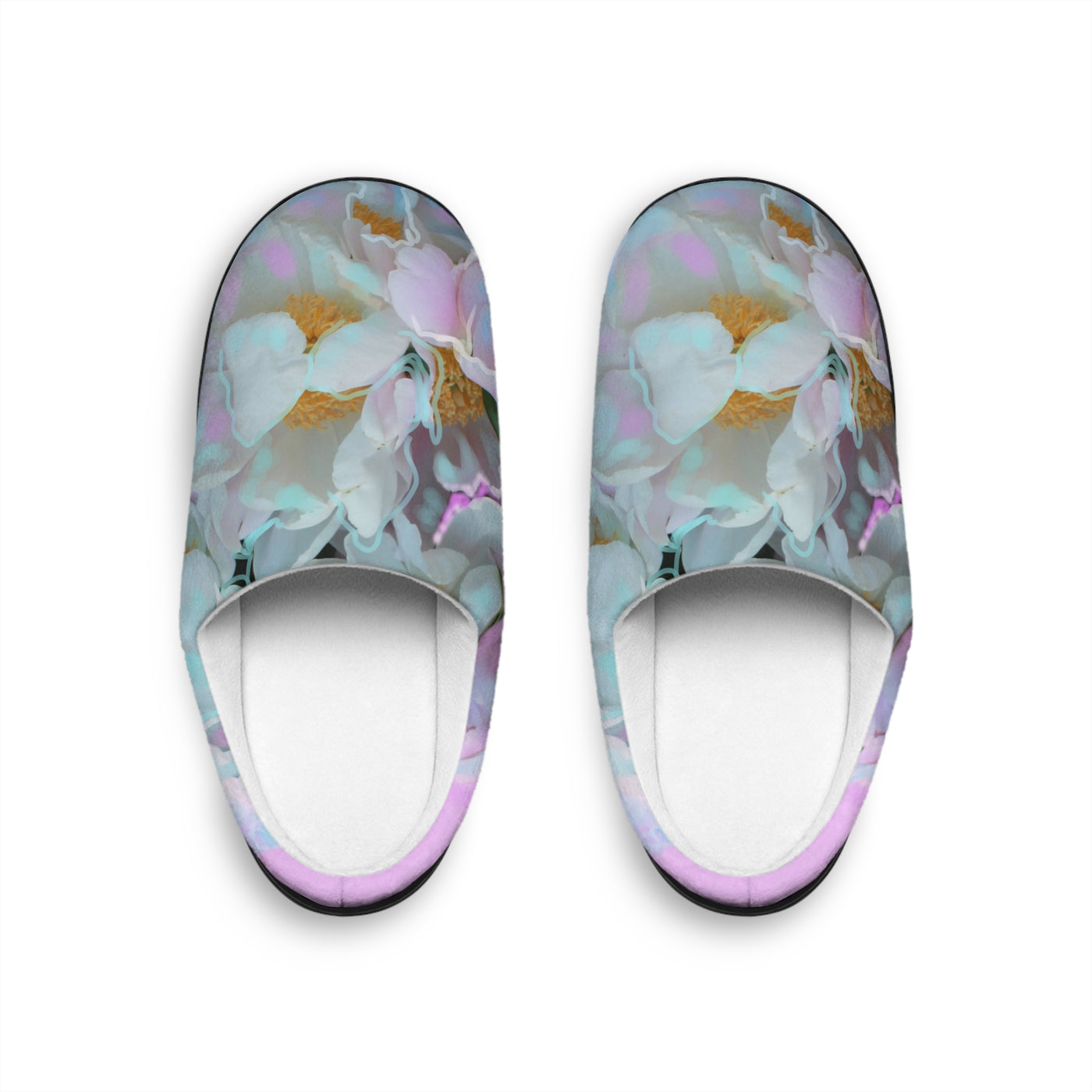 Floral Women's Indoor Slippers - Cozy Home Footwear for Relaxation